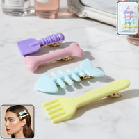 Food Shape Hair Clip Set Kitchen Storage Organizer Solution