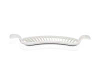 Convenient plastic banana cutter, a handy kitchen tool for fruit prep.