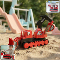 Digger Don Construction Track Toy Multipurpose Storage Organizer Container