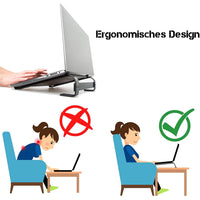 Fixed Metal Laptop Stand – Sturdy Ergonomic Desk Riser for Work Your Brand
