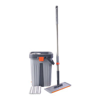 Small Flat Mop Bucket Set – Compact Multipurpose Cleaning Kit Your Brand