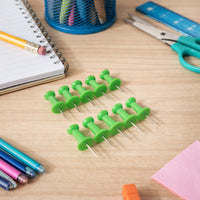 Green Push Pins – Strong Metal & Easy Grip for Notice Boards Your Brand