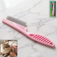 Dog Hair Remover Comb Pet Grooming Shedding Tool Fur Cleaning Brush (1 Pc) Your Brand