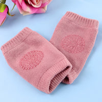Toddler Knee Protectors – Pink Wool Knit Leg Warmers Your Brand