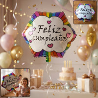 Feliz Cumpleanos Foil Balloon Ð Vibrant Birthday Decoration Home Organization Storage Solution