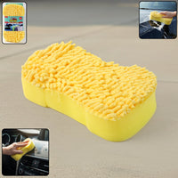 Microfiber Car Washing Sponge Ð Dual-Surface & Scratch-Free  Home Organization Storage Solution