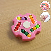 Fidget Magic Cube Spinner Toy Home Organization Storage Solution