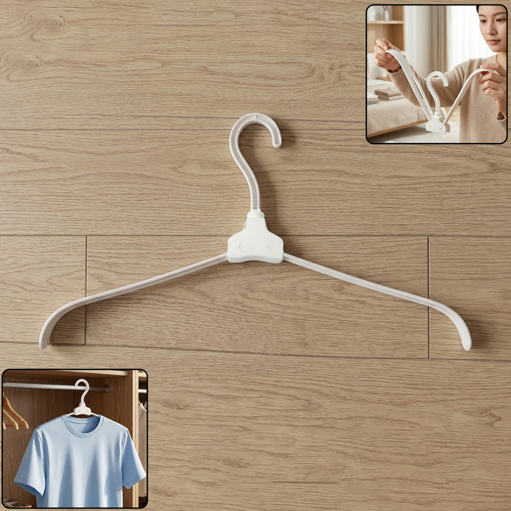 Foldable Plastic Clothes Hanger Bedroom Organization Furniture Storage