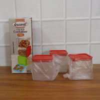 Usage of airtight food storage container set for daily kitchen organisation