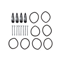 Assorted hair clips for styling