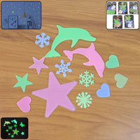Glow in the Dark Wall Stickers Home Organization Storage Solution