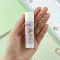 Twist-up mechanism of cartoon design solid glue stick for controlled use