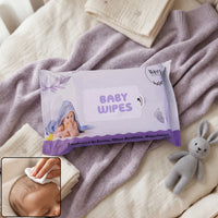 Travel Fresh Baby Wet Wipes – Gentle & Portable for Sensitive Skin Your Brand