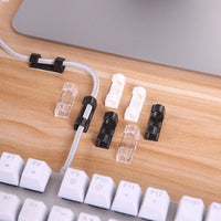 Plastic Cable Clips – Strong Adhesive Wire Organizer (20 Pcs) | WipeTech Your Brand
