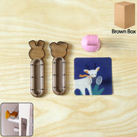 Cartoon Animal Door Stopper Set Home Organization Storage Solution