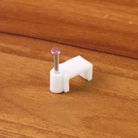 8mm Nail Cable Clips Set – Durable Plastic Wire Holders Your Brand