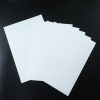 A4 inkjet printing paper showing dimensions and high opacity