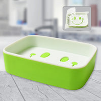 Portable Travel Soap Dish Box – Cute Smiley Face & Draining Design Your Brand