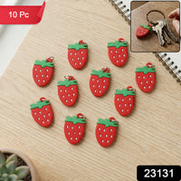 Cute strawberry design key ring for accessories
