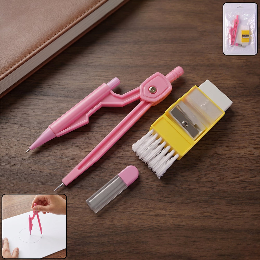 Kids Mini Stationery Set Ð Complete Geometry Tools for Schoo Home Organization