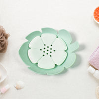 Plastic Soap Dish – Self-Draining Floral Design | VelvetBubbles Your Brand