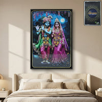 Radha Krishna Wall Frame Home Organization Storage Solution