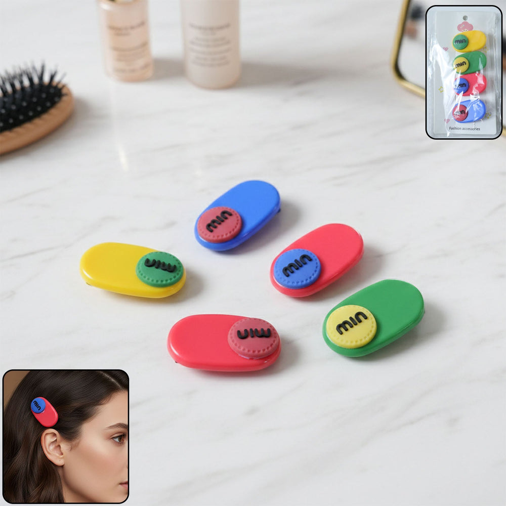 Decorative Hair Clip Set Home Organization Storage Solution