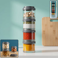 Stackable Storage Container Set Ð Space Saving & Modular Des Kitchen Storage