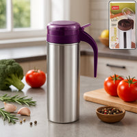 Stainless Steel Oil Pourer 750ml Home Organization Storage Solution