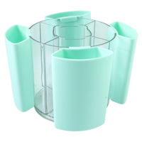 Rotating Pen Holder – 5 Compartment Desk Organizer Stand Your Brand