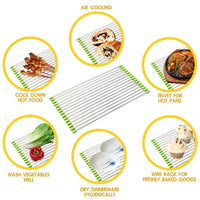 Roll-Up Dish Drying Rack – Space-Saving | CookAura Your Brand
