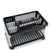 Dish Drying Rack – Water Storing Tray & Utensil Organizer | CookAura Your Brand