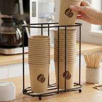 Metal Desktop Water Cup Holder Ð Space-Saving Organizer for Kitchen Storage Organizer