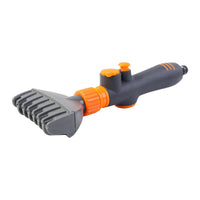 High-pressure water spray nozzle for efficient filter cleaning