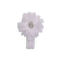 Baby Hair Headband – Soft Elastic Floral Crown Accessory Your Brand