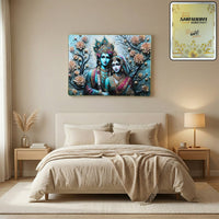 Radha Krishna Wall Frame Home Organization Storage Solution