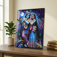 Spiritual Radha Krishna decorative wall painting