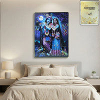 Radha Krishna Wall Frame Home Organization Storage Solution