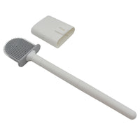 Silicone Toilet Brush – Wall-Mounted, Anti-Drip Cleaner | Velvet Wipe Your Brand