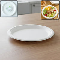Disposable Round Food Serving Plate Kitchen Storage Organizer Solution
