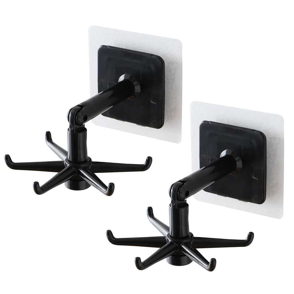Rotatable Hooks Home Organization Storage Solution Storage