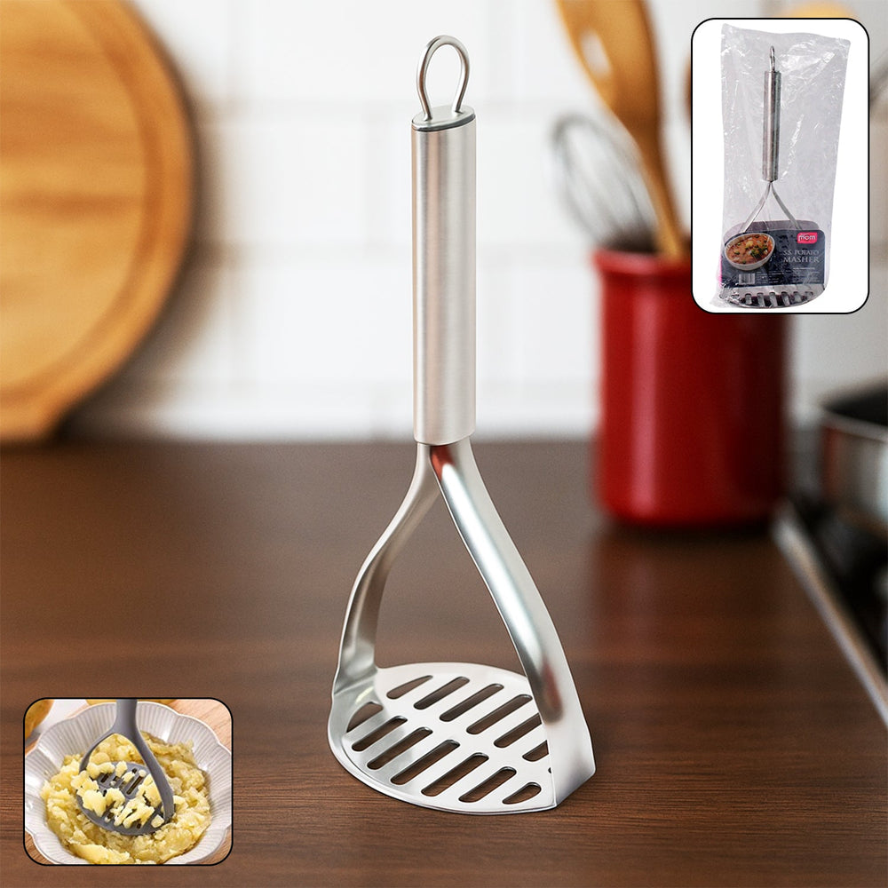 Stainless Steel Potato Masher Kitchen Storage Organizer Solution