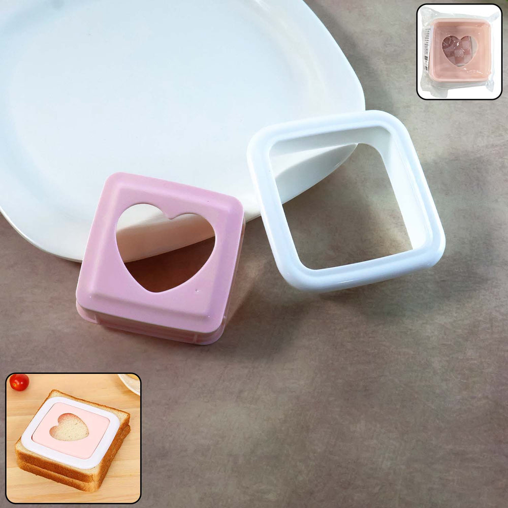 Heart Shape Sandwich Cutter Kitchen Storage Organizer Solution