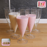 Plastic Shake Coco Glass Set Home Organization Storage Solution