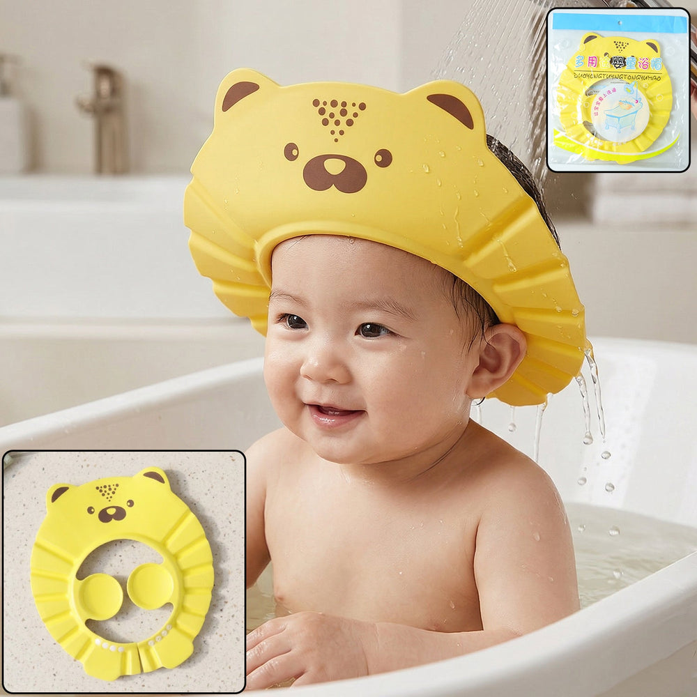 Baby Shower Cap Waterproof Ear Protection and Adjustable Fit Your Brand