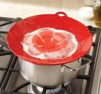 Silicone Spill Stopper Lid Kitchen Storage Organizer Solution