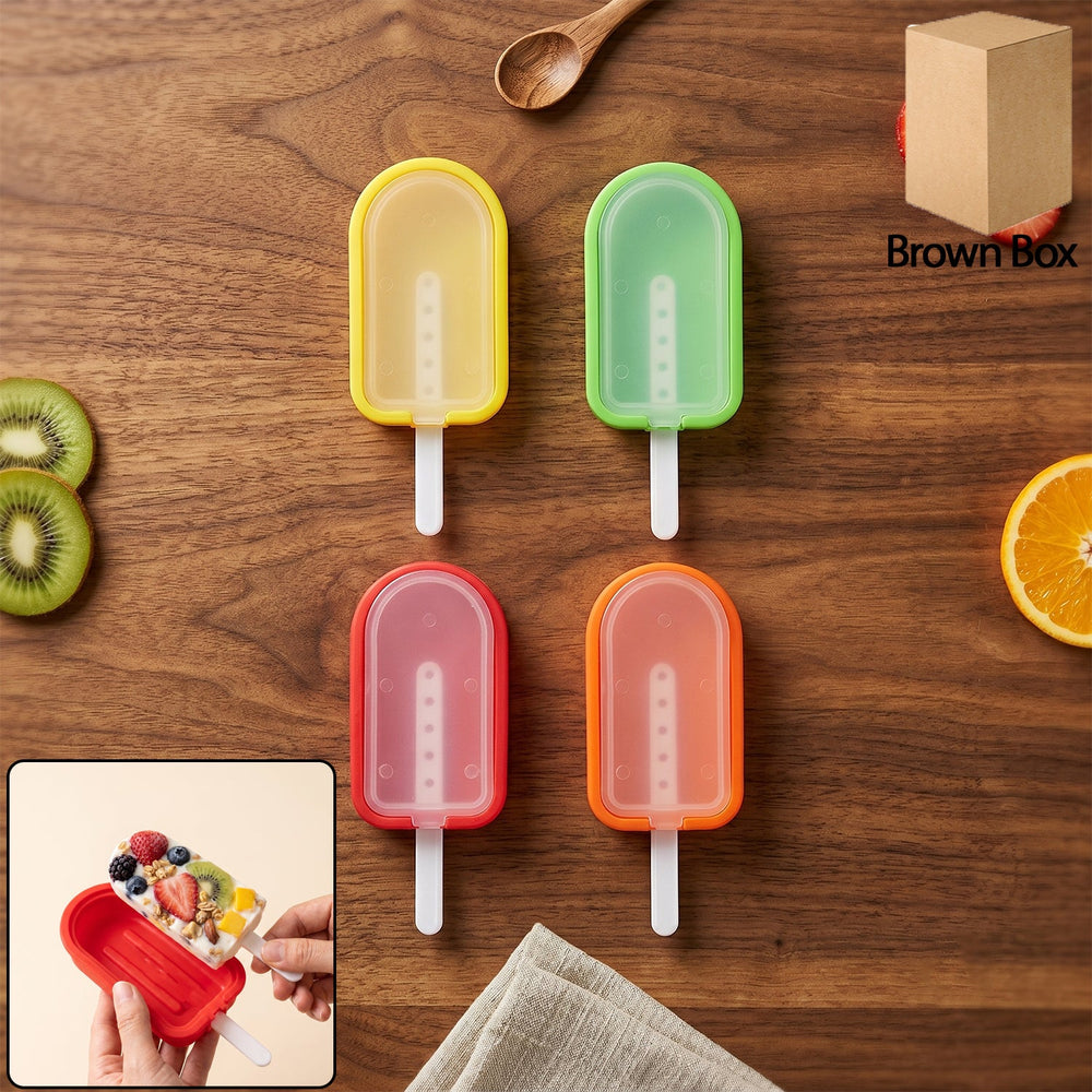 Silicone Popsicle Mold Set Kitchen Storage Organizer Solution