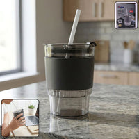 Plastic Tumbler with Lid Home Organization Storage Solution