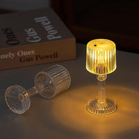 Mini Acrylic LED Desk Lamp – Crystal Design & Portable | Voltronic Your Brand
