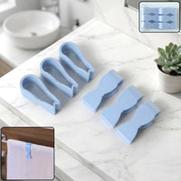 Multipurpose Towel Holder Clips Kitchen Storage Organizer Solution